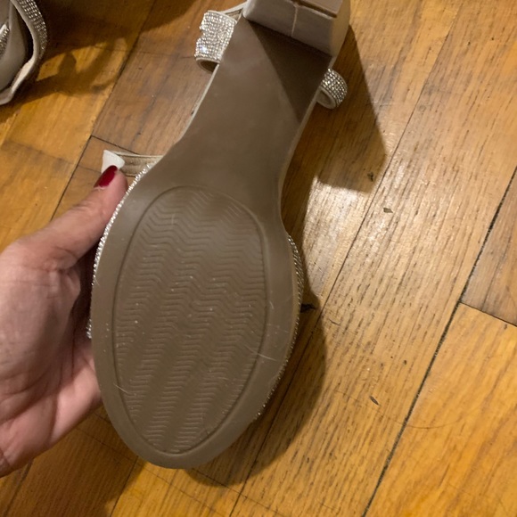 Holiday Heels SUGAR Priscilla NWB holiday Christmas wedding sexy  heels silver - Picture 4 of 9